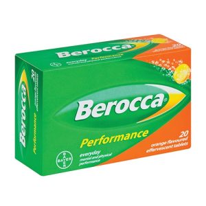 BEROCCA EFFERVESCENT 20 TABLETS ORANGE